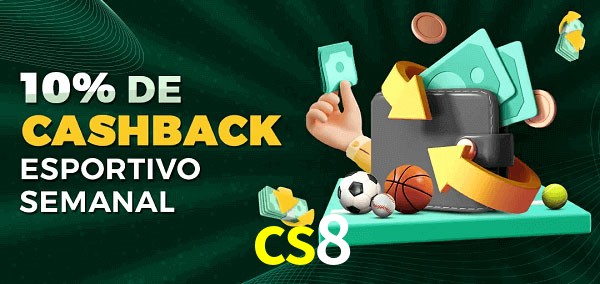 10% de bônus de cashback na cs8