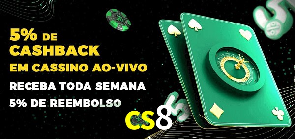 Promoções do cassino ao Vivo cs8